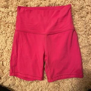 COPY - Lulu lemon align sonic pink biker shorts